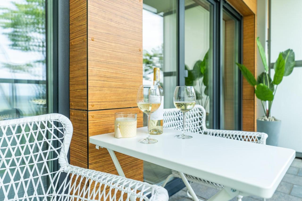 Apartament Baltic View 21 Z Widokiem Na Morze อุสตรอเนียมอร์สเกีย ภายนอก รูปภาพ